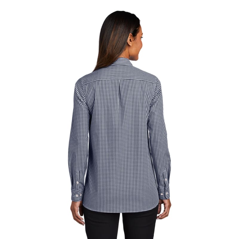 Port Authority Ladies Broadcloth Gingham Easy Care Shirt 15