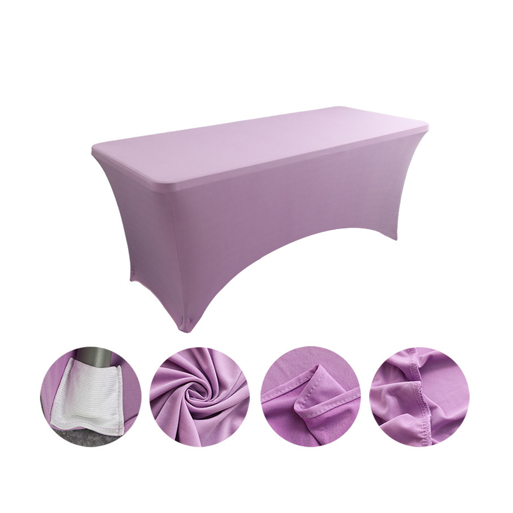 Six Foot Elastic Table Cover For Hotel And Restaurant Use 18