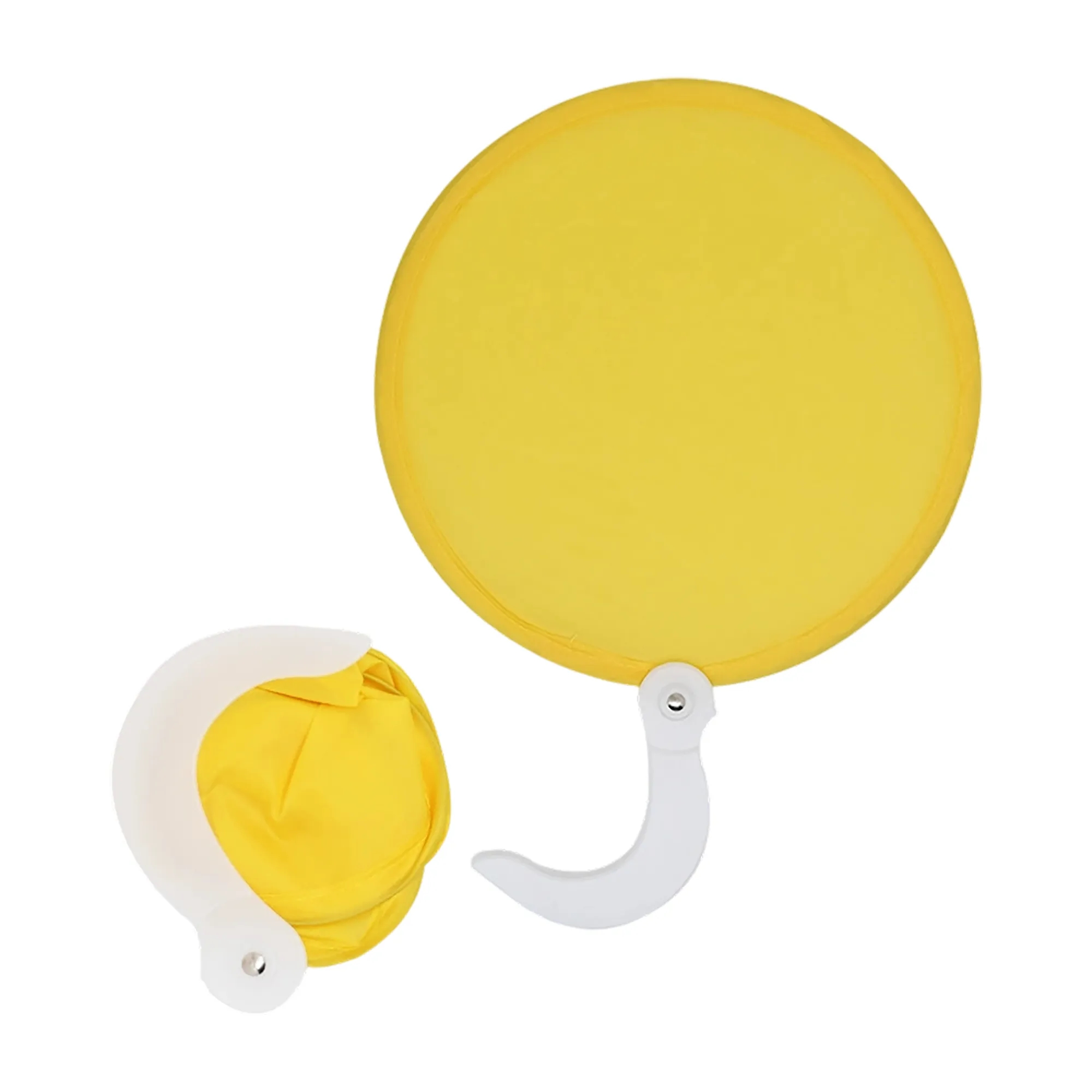 Foldable Polyester Disc Fan 7.9x11.2 Inch 12
