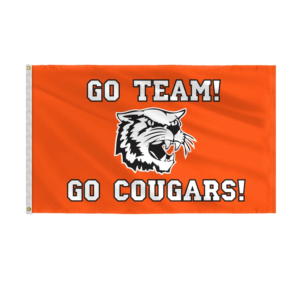Cougar Mascot Flags 2