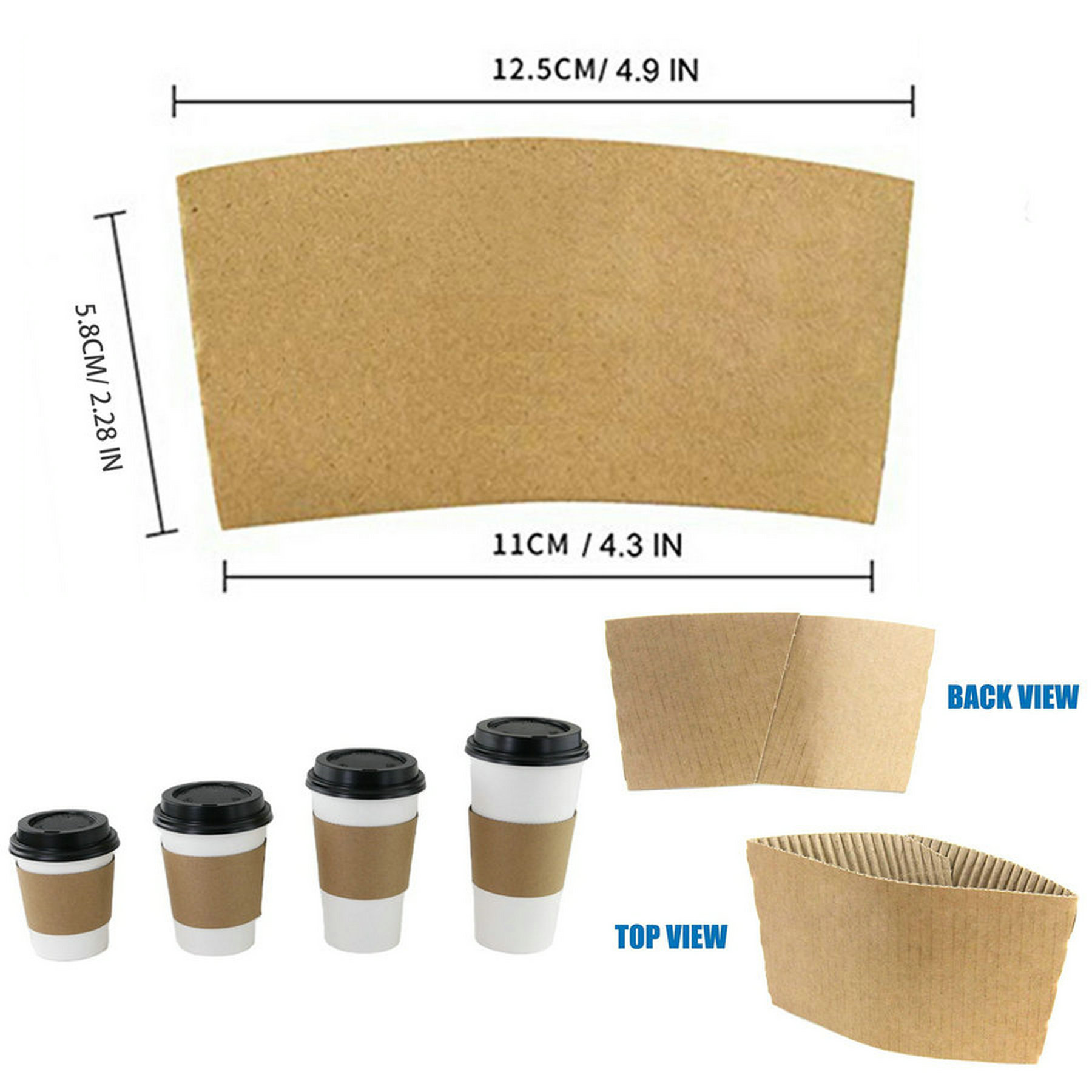 Kraft Coffee Cup Sleeve 2