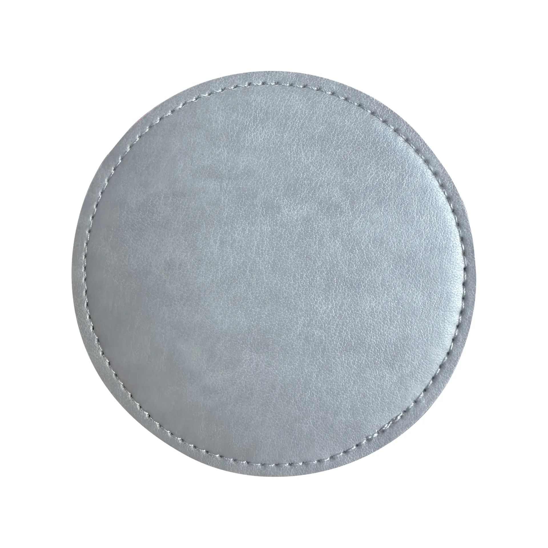 Round PU Leather Coaster Durable 3.95 Inch for Daily Use 1
