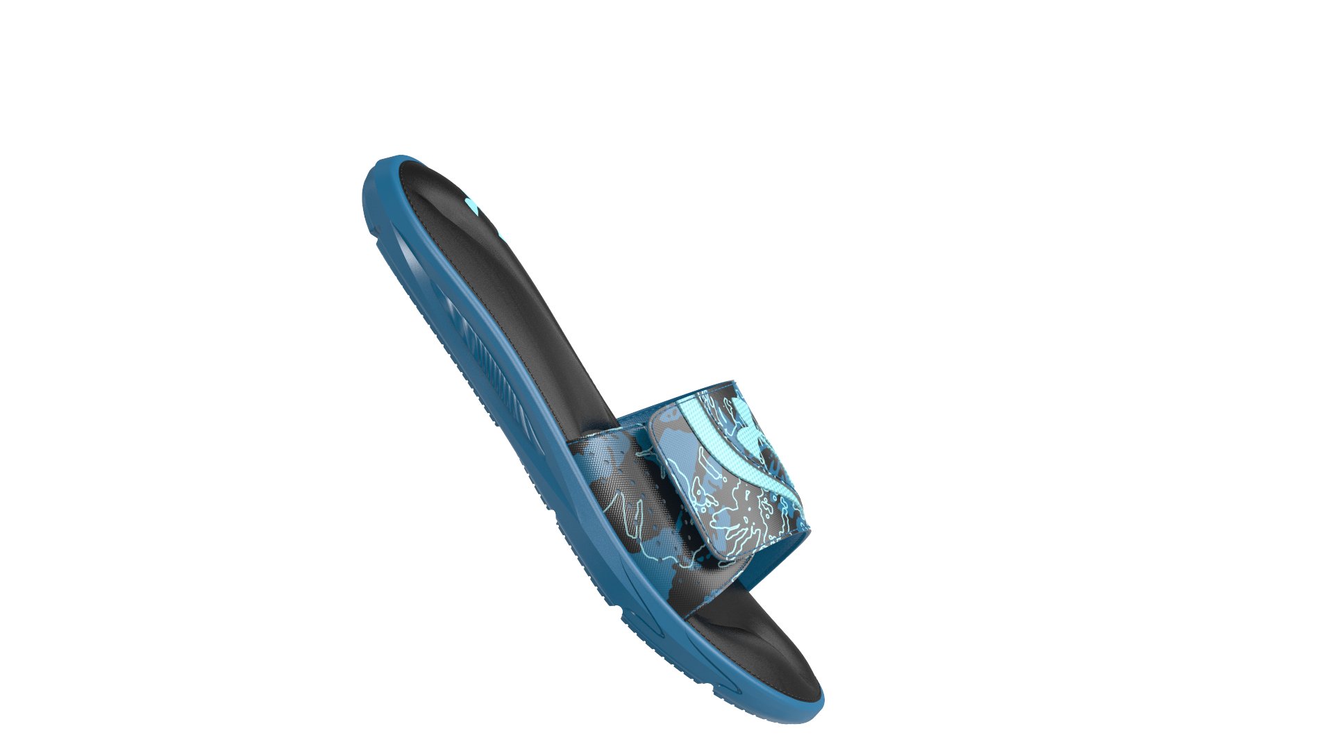 Men's UA Ignite VI Graphic Strap Slides  4