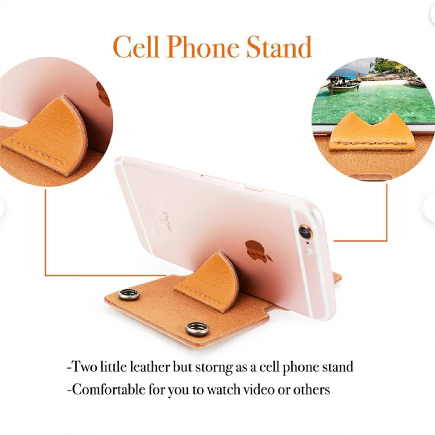 PU Leather Earphone Line Storage Organizer 4
