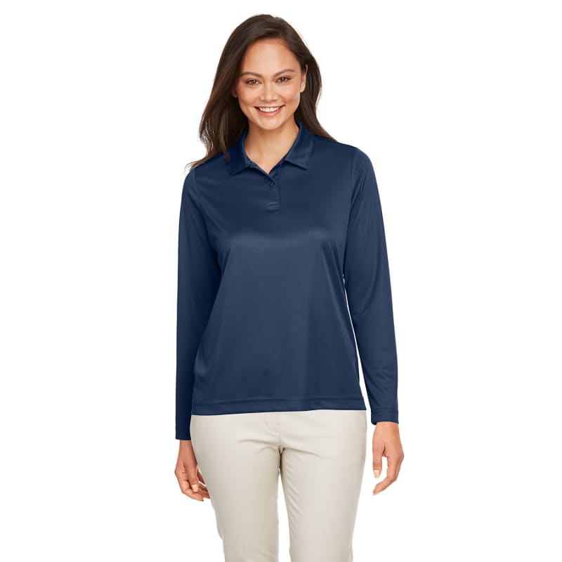 Team 365 Ladies' Zone Performance Long Sleeve Polo 22