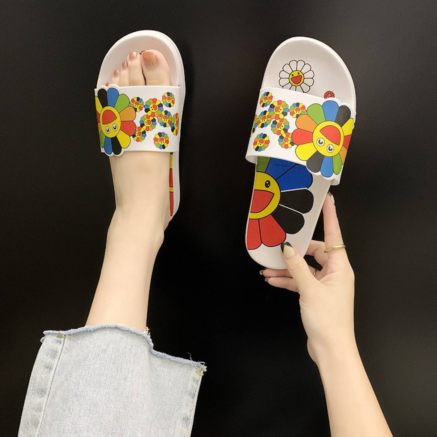 Women Beach Slippers Shower Flip Flops 6