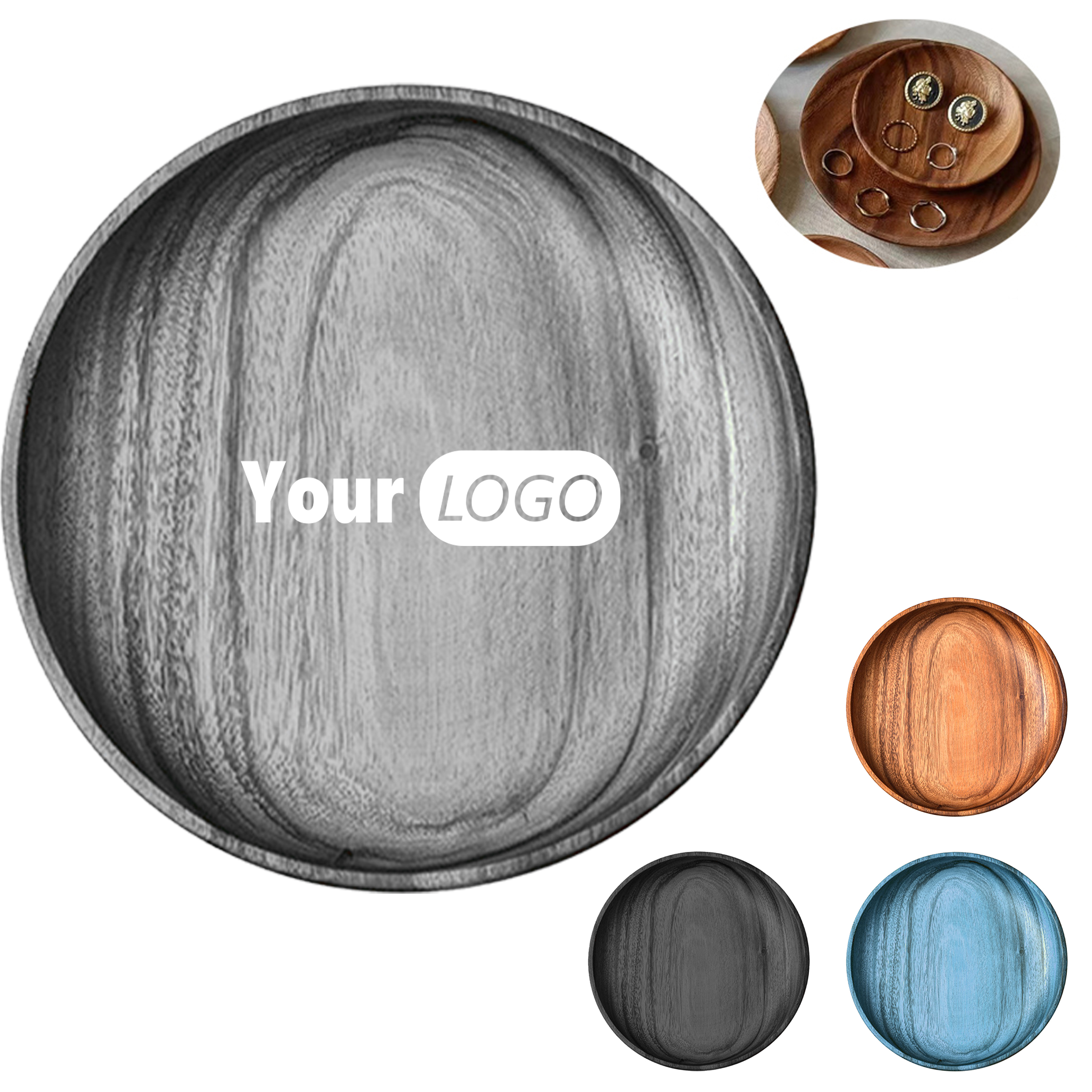 Wood Elegant Snack & Jewelry Trays For Everyday Use 1