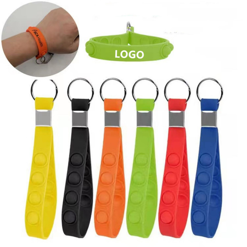 Push Pop Stress Reliever Keychain 1