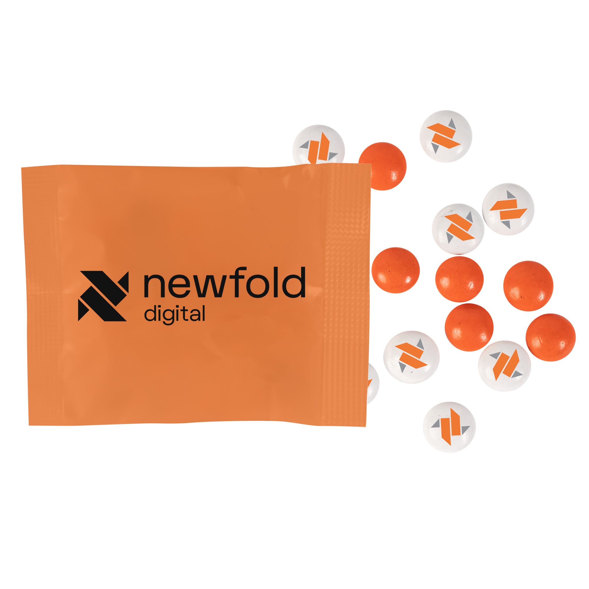 1/2oz. Full Color DigiBag™ with Imprinted Chocolate Buttons 1