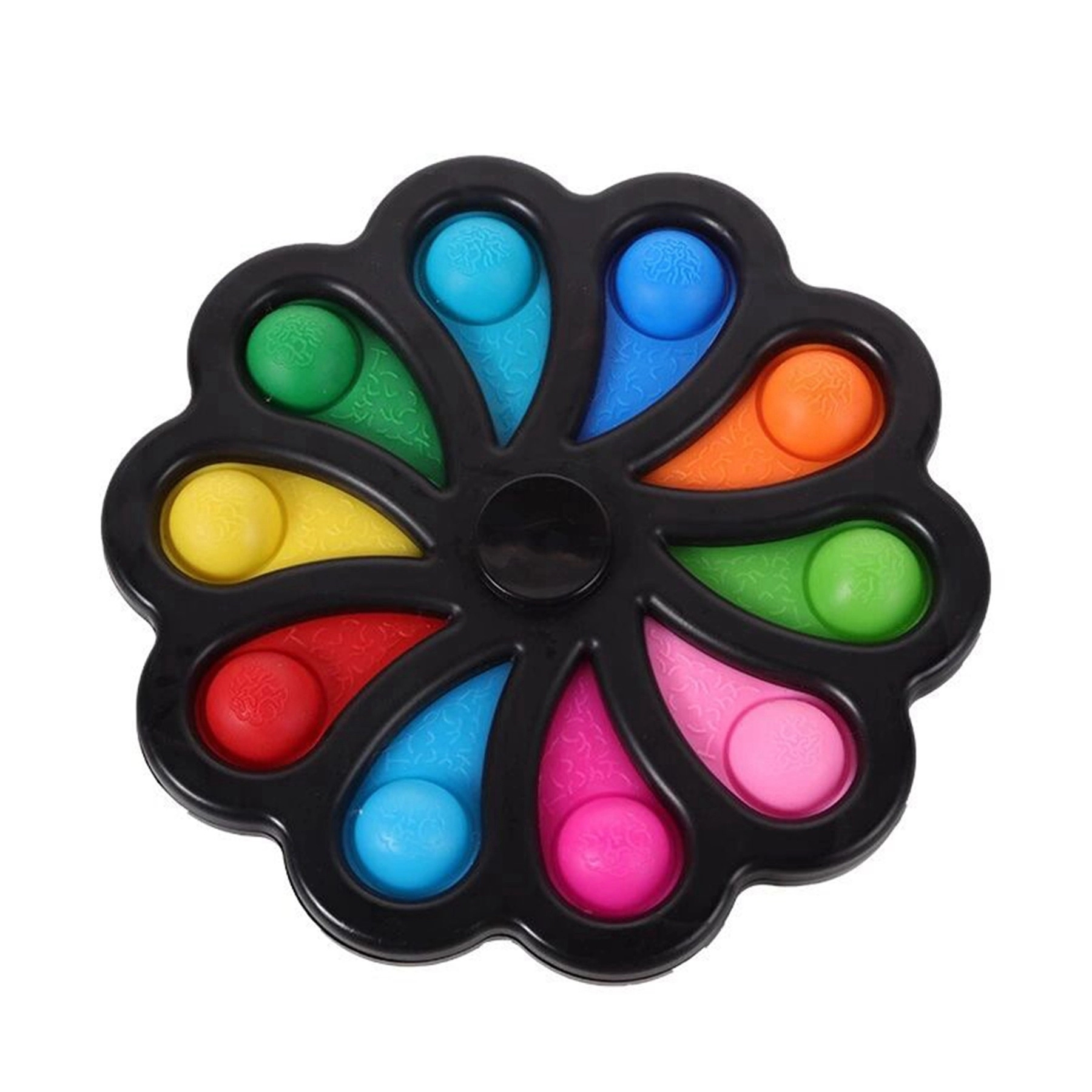 Colorful Fidget Spinner Push Pop Bubble Toy 3