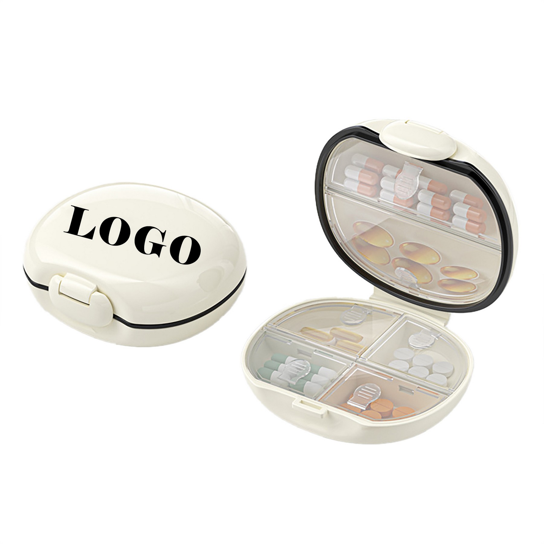 7-day Portable Triple Moisture Proof Pill Case
