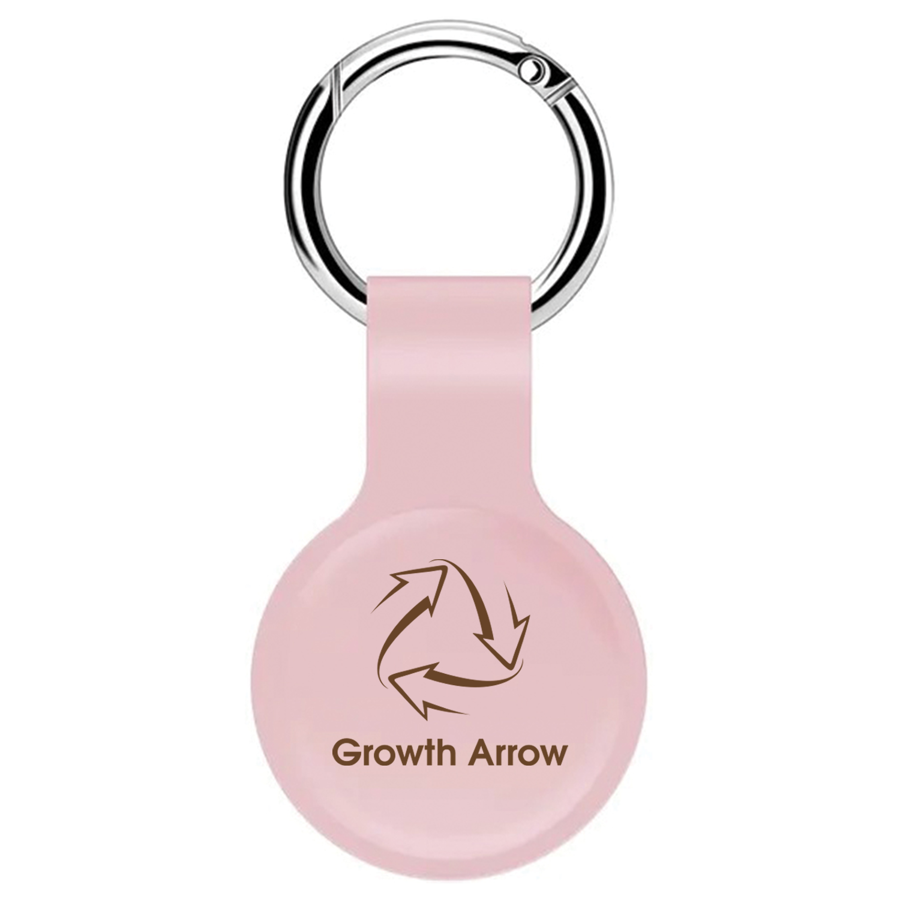 Silicone Air-Tag Case with Metal Carabiner