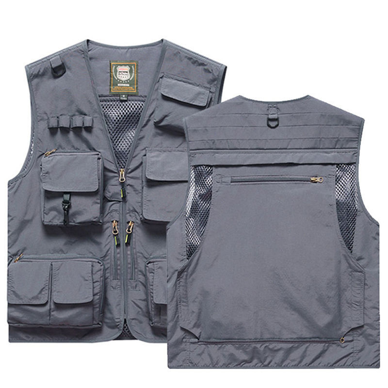 Casual Lightweight Outdoor Vest Jacket with Multi Pockets 3