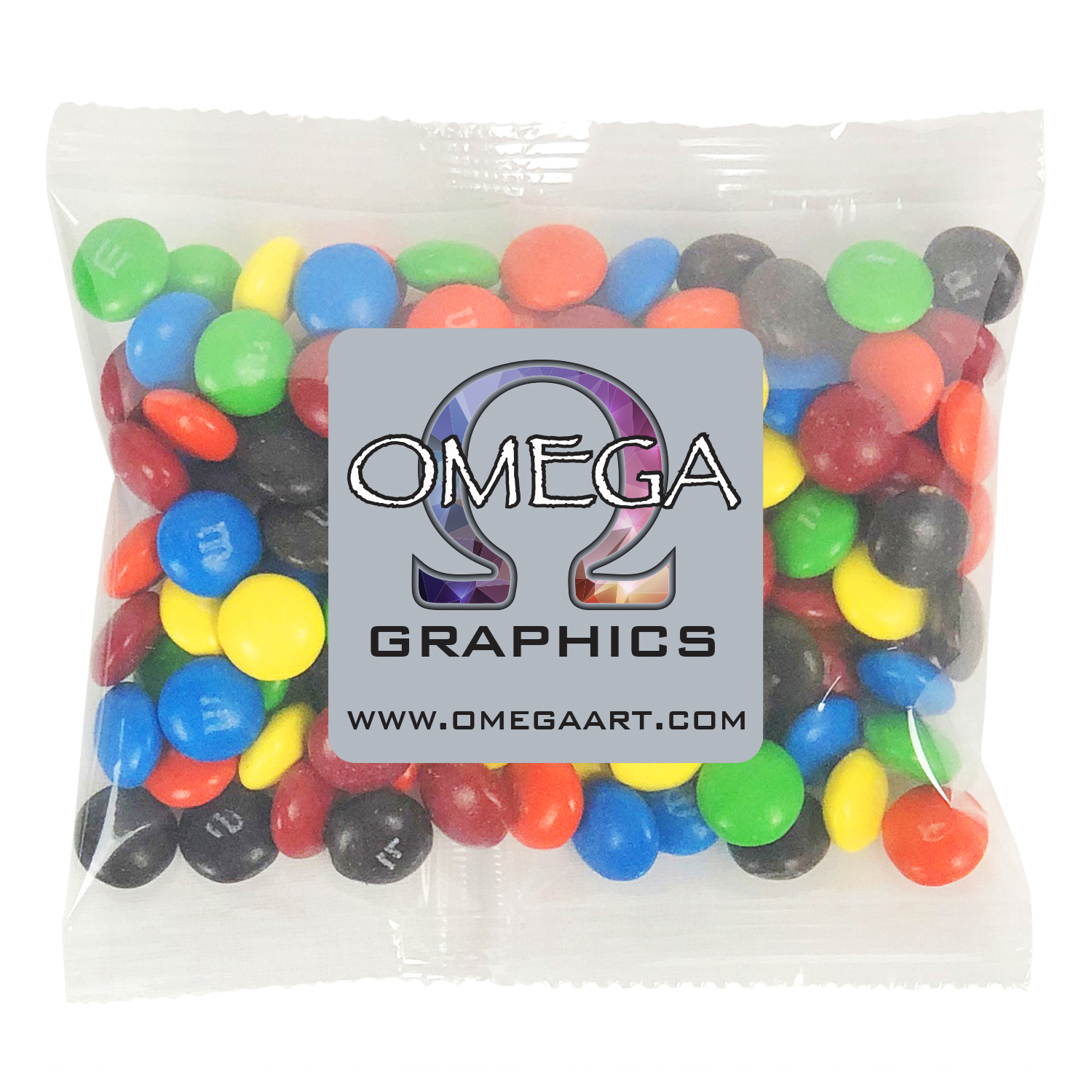 Large Snack Bag with Label Premium Fill 7