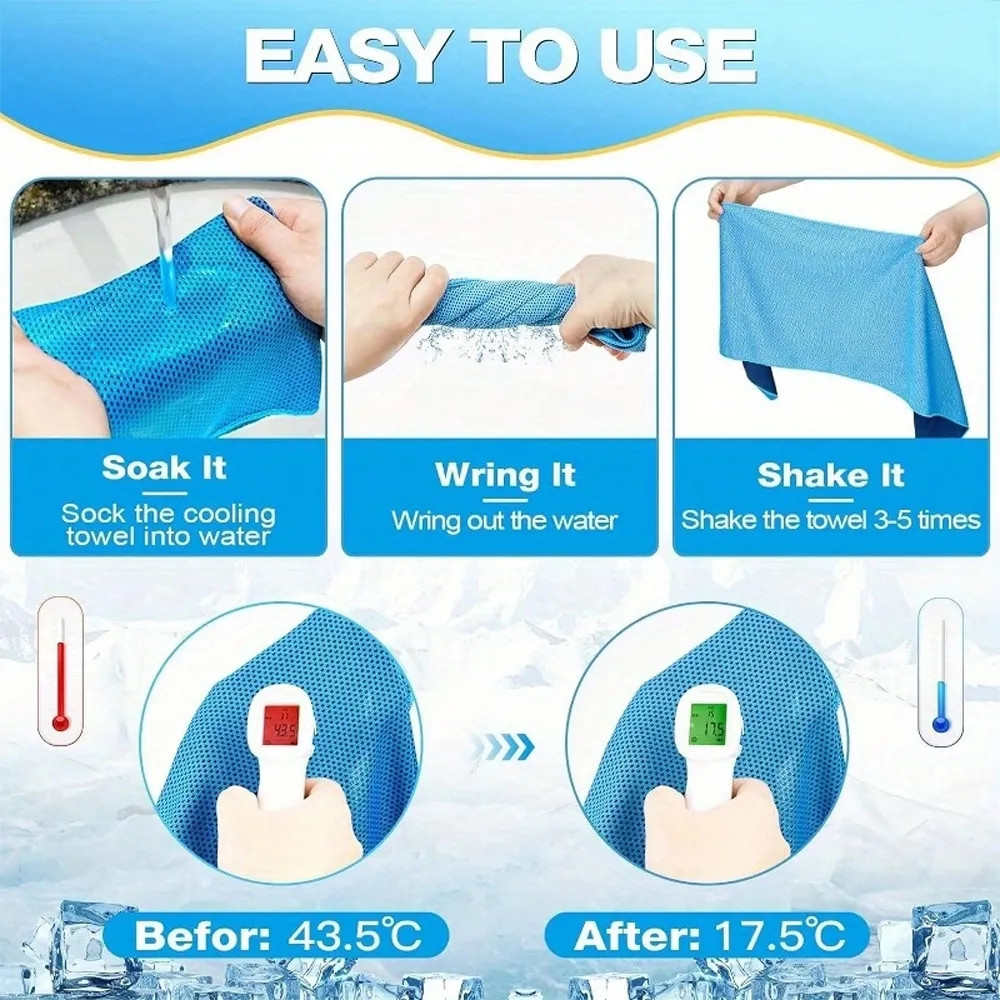 Microfiber Cooling Sports Towel 17
