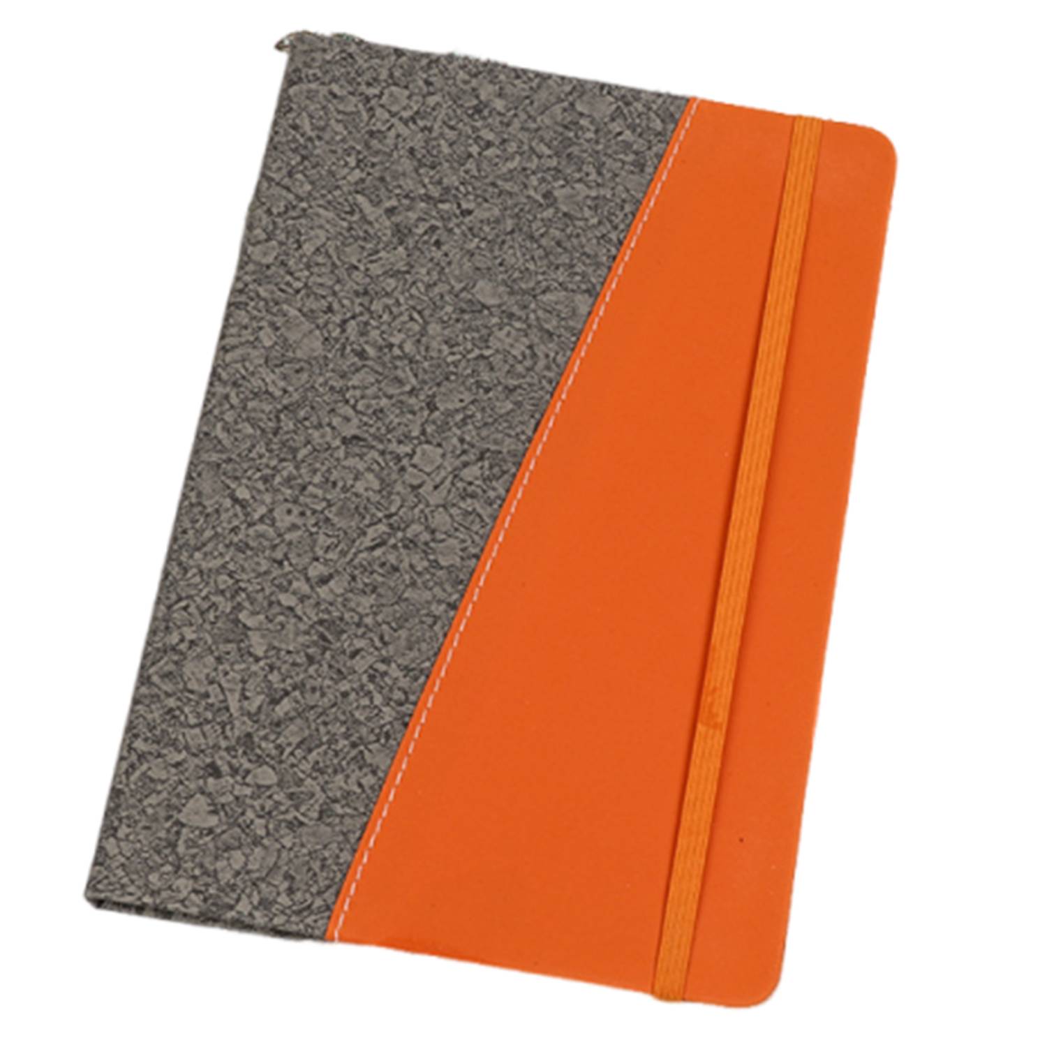 A5 PU Leather Patchwork Notebook w/ Strap 9