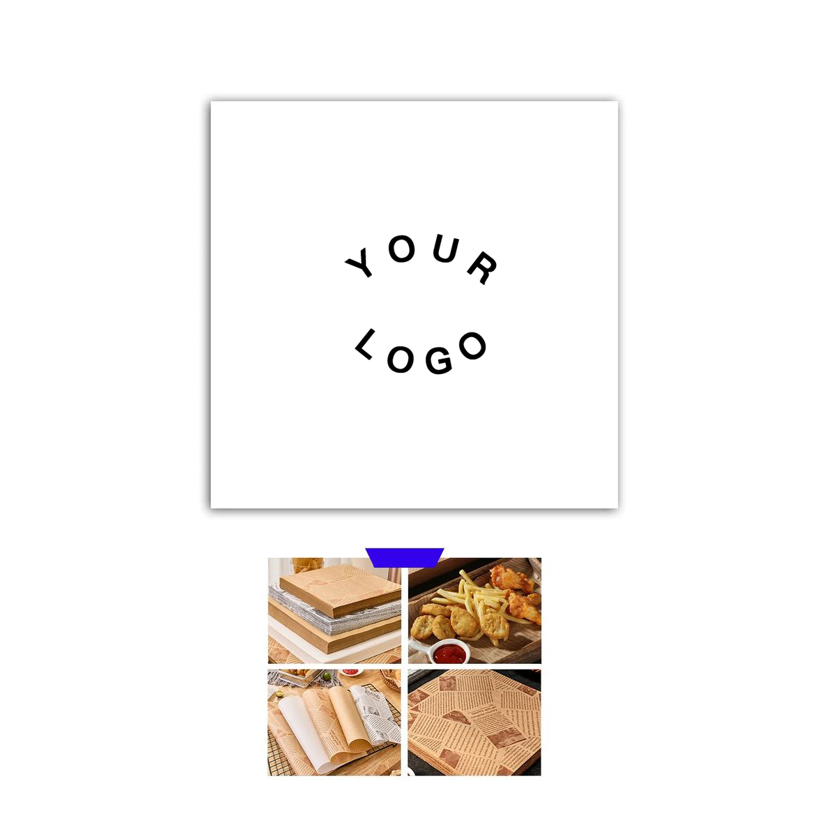 Durable Food Wrapping Paper for Baskets and Meals 2