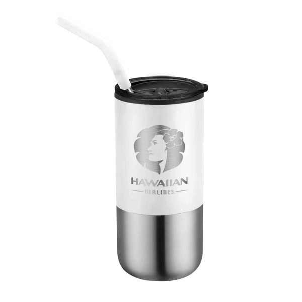 Destin 16oz Double Wall Tumbler w Straw 34