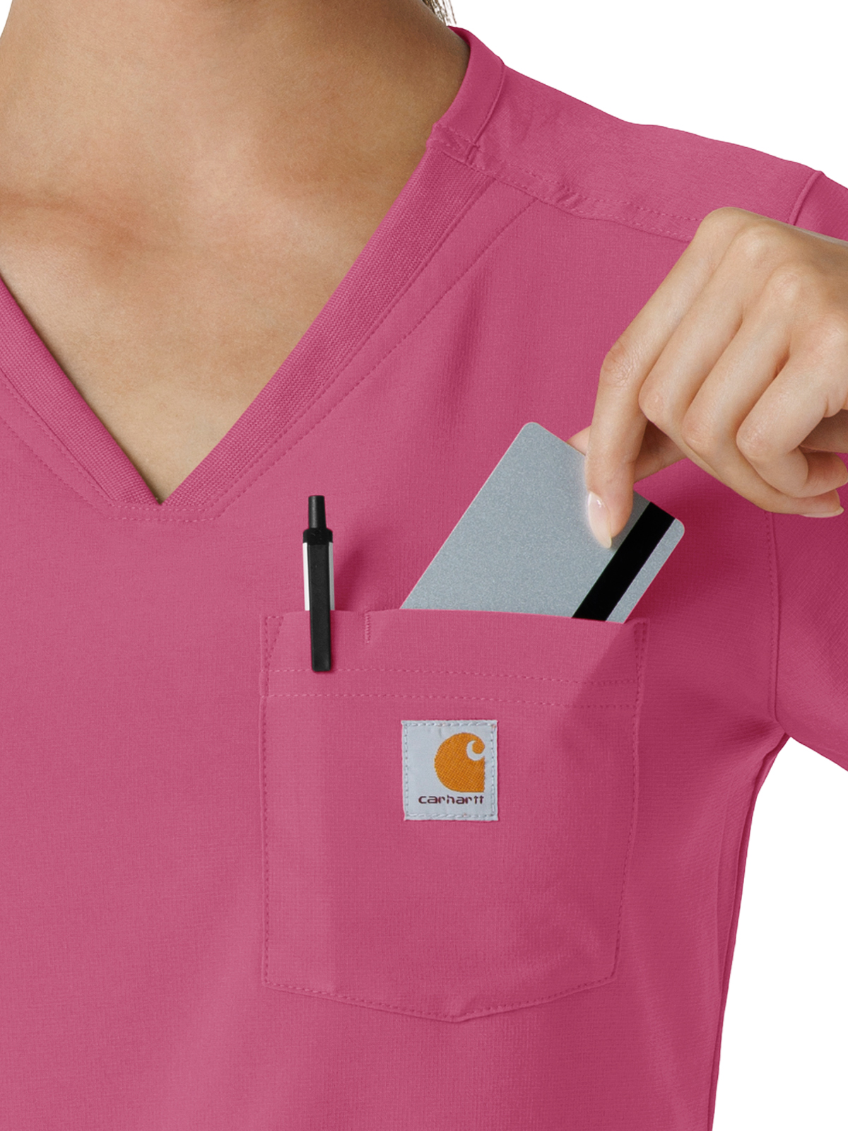 Carhartt Scrubs - Force Cross-Flex - Women's One-Pocket Tuck-In Top 33