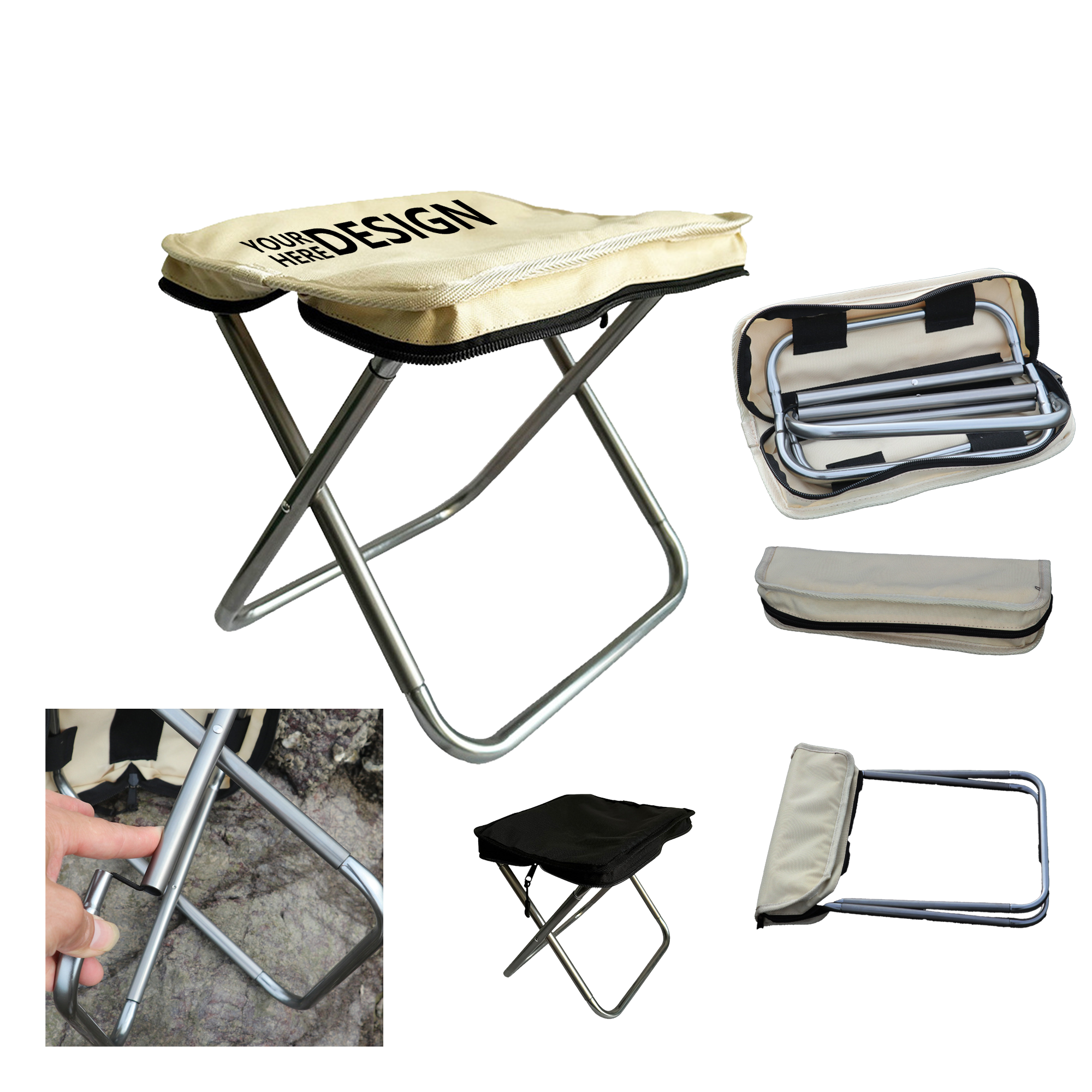 Customizable Aluminum Outdoor Stool 2