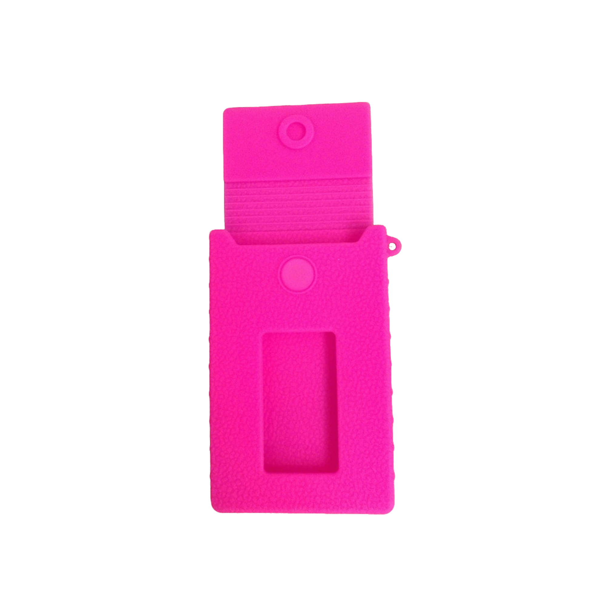 Silicone Business Card Wallet With Magnetic Flap 2