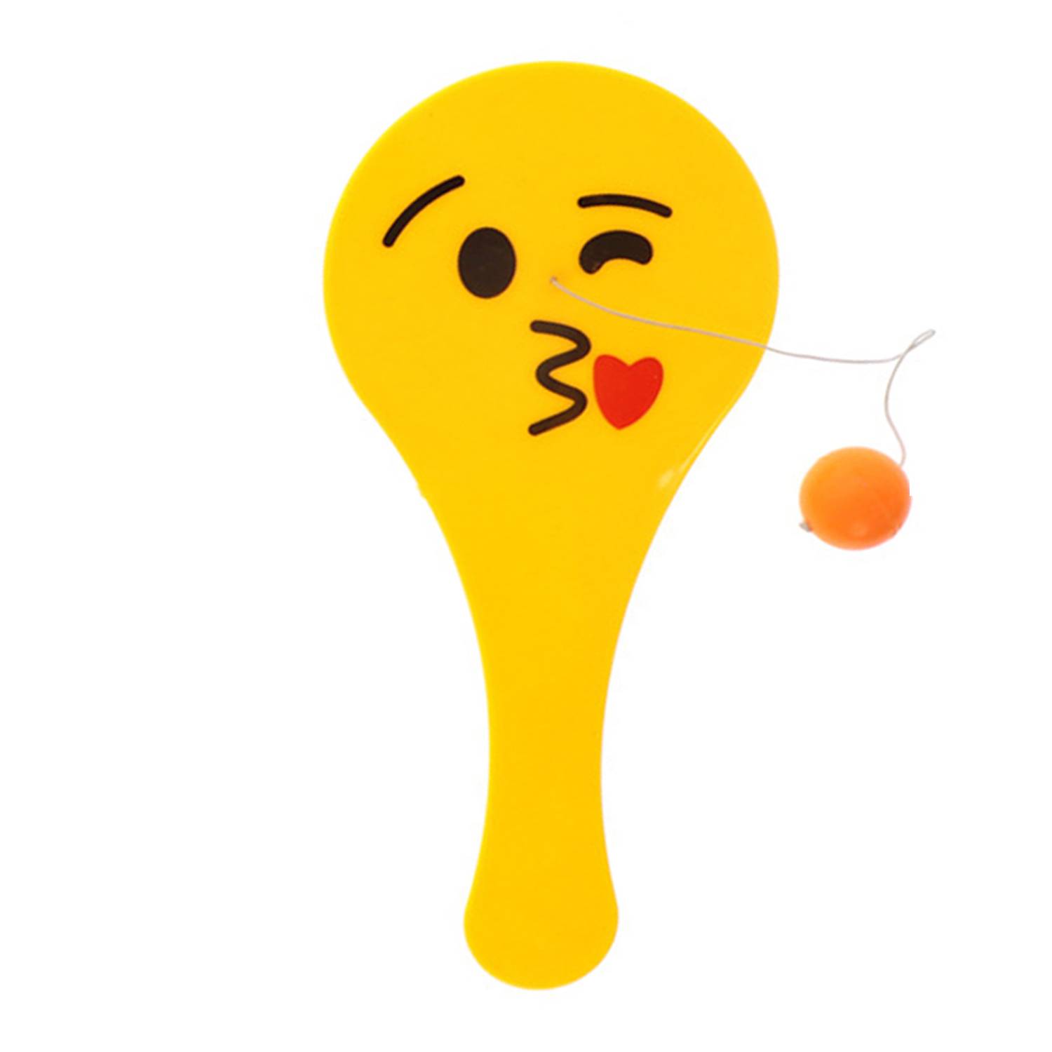 Mini Smile Face Paddle Ball w/ String 3