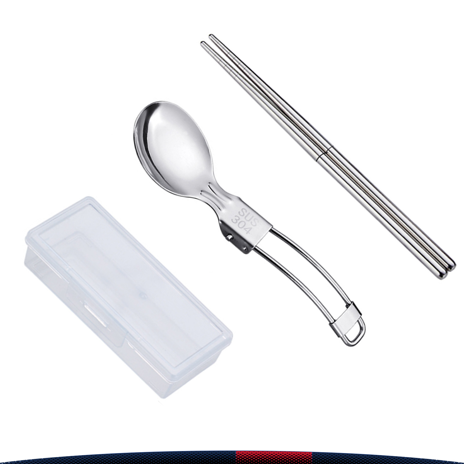 Feastra Stainless Steel Folding Cutlery Set 4
