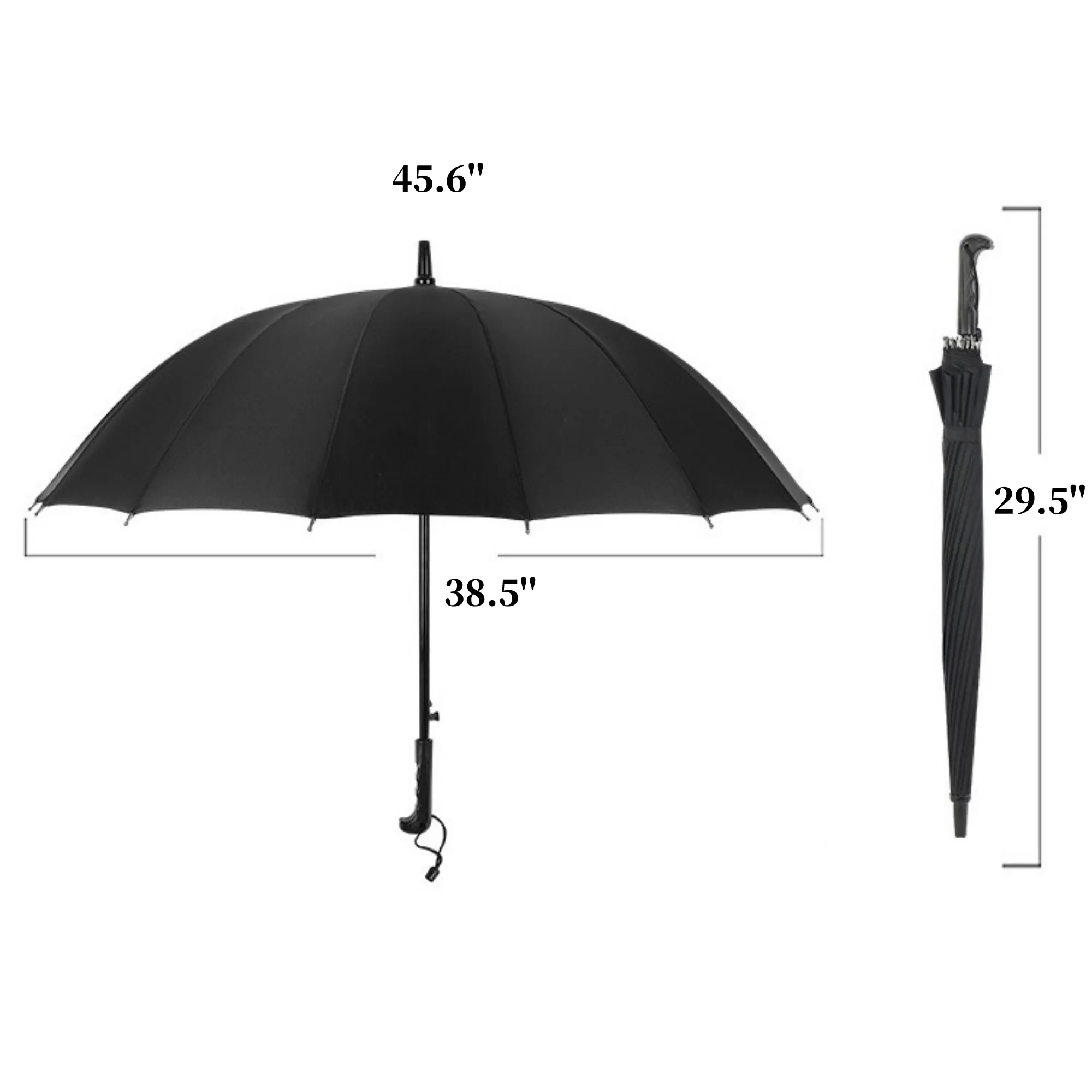 Windproof Umbrella 45 Inch Automatic Open With 16 Ribs 11