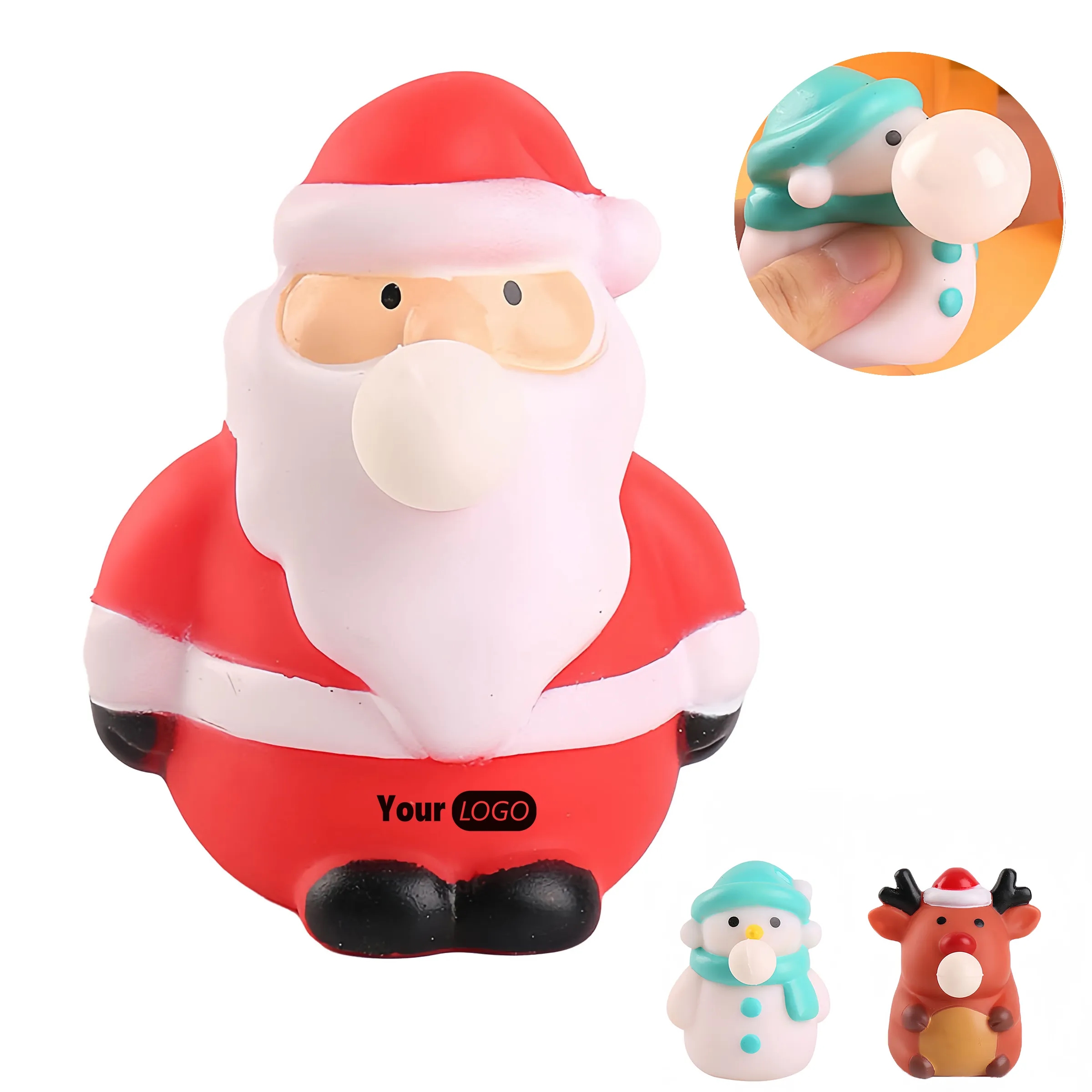 Tpe Christmas Hot Decompression Toys 6
