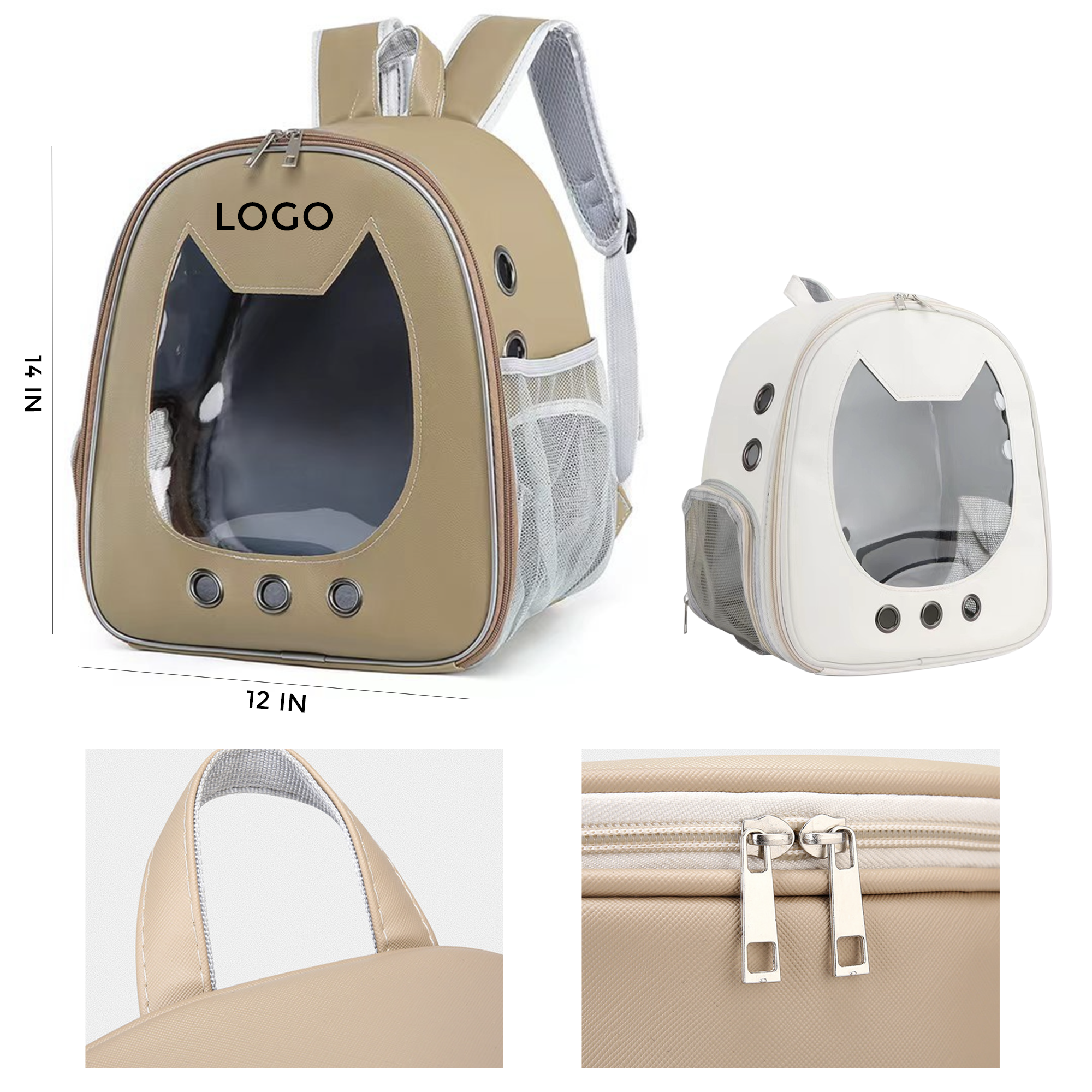 MOQ 10 PCS Versatile Breathable Shoulder Cat Bag 2