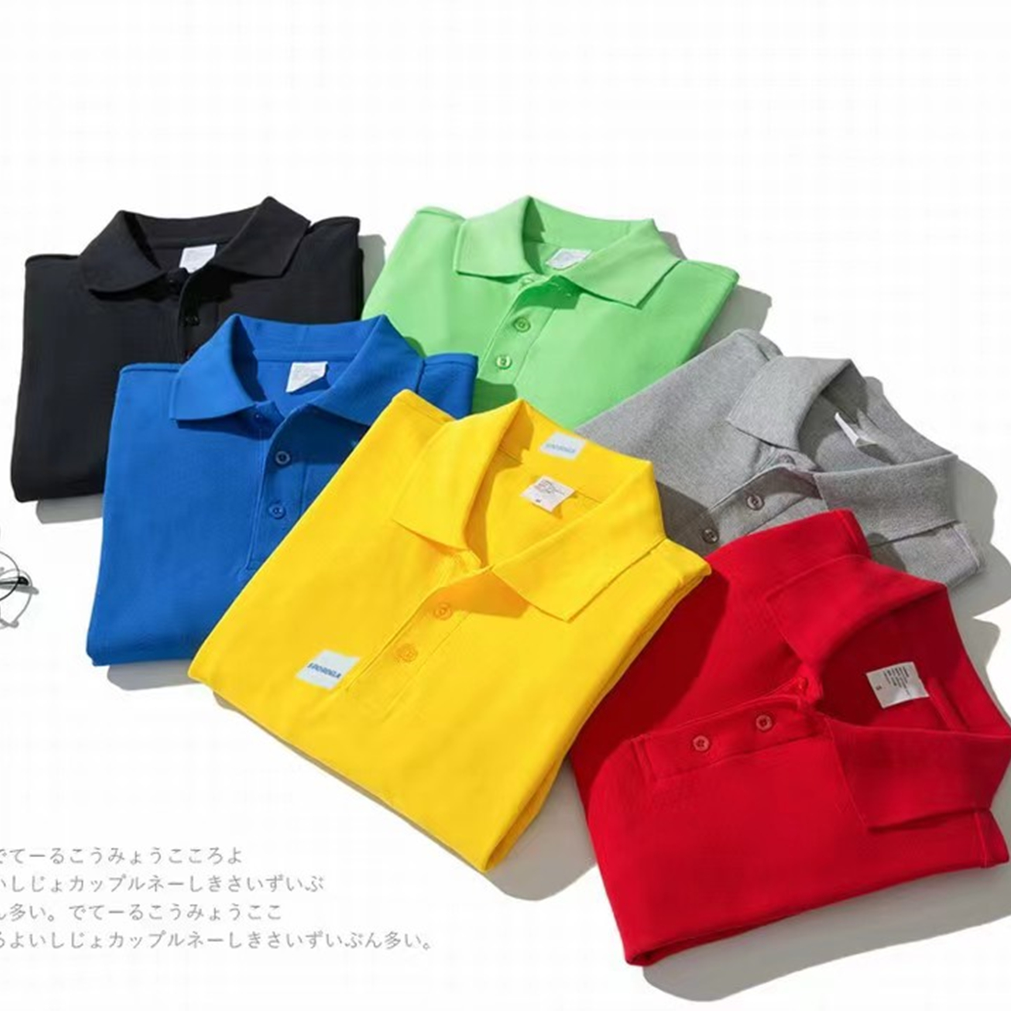 Men's Long Sleeve Soft Polo Shirt 3
