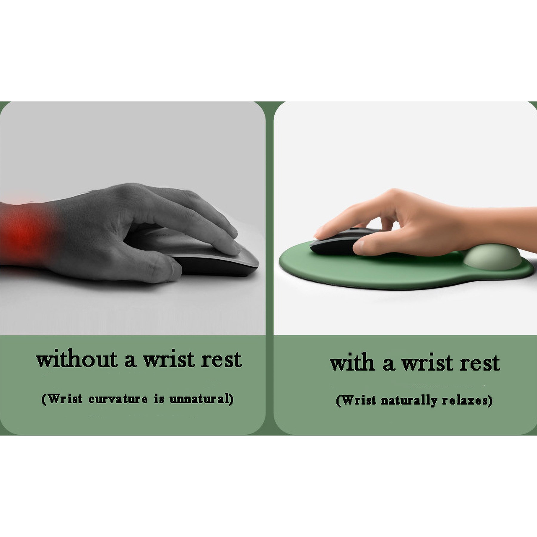 Ergonomic Mouse Pad With Wrist Rest 3