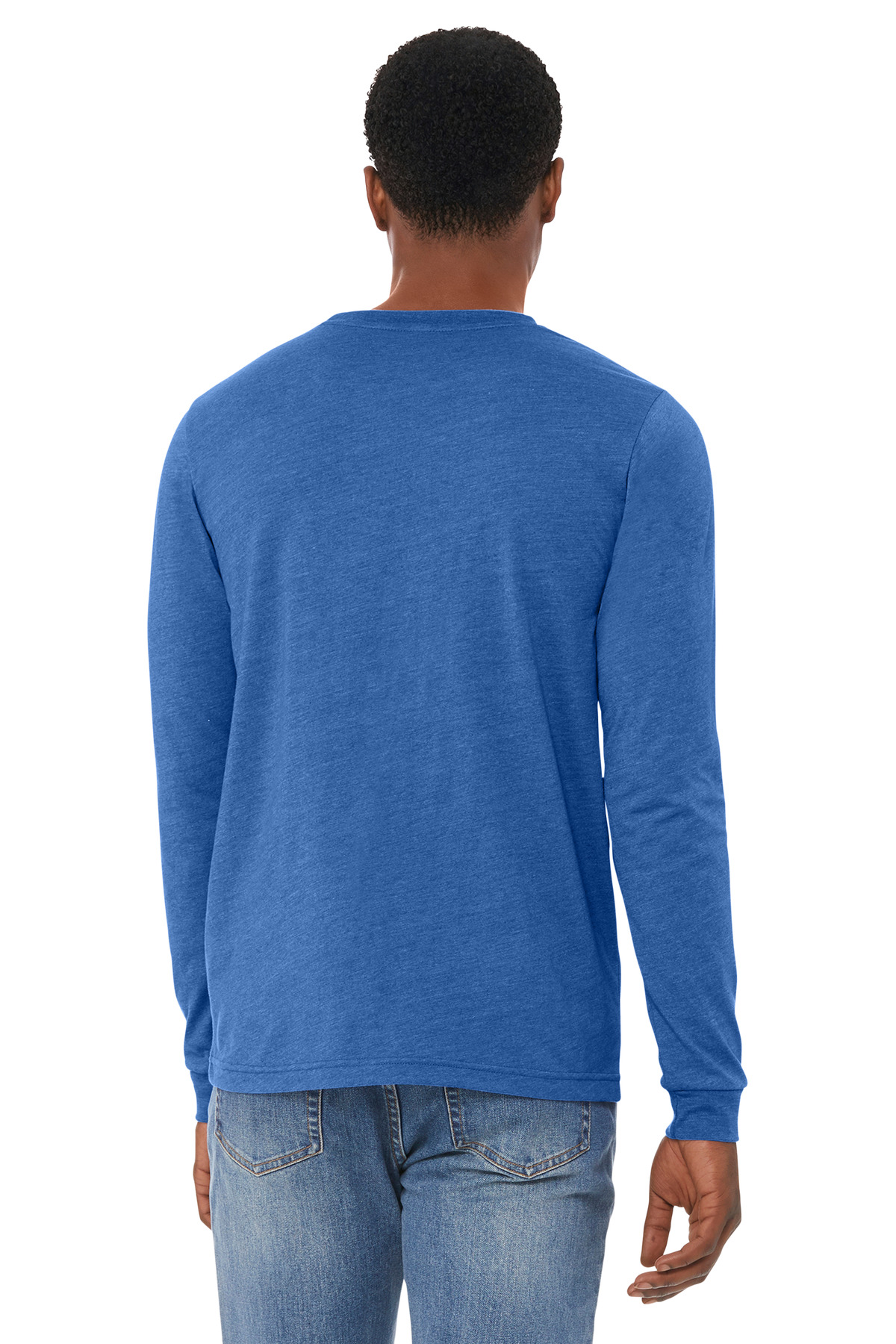 BELLA+CANVAS Unisex Heather CVC Long Sleeve Tee BC3501CVC 14