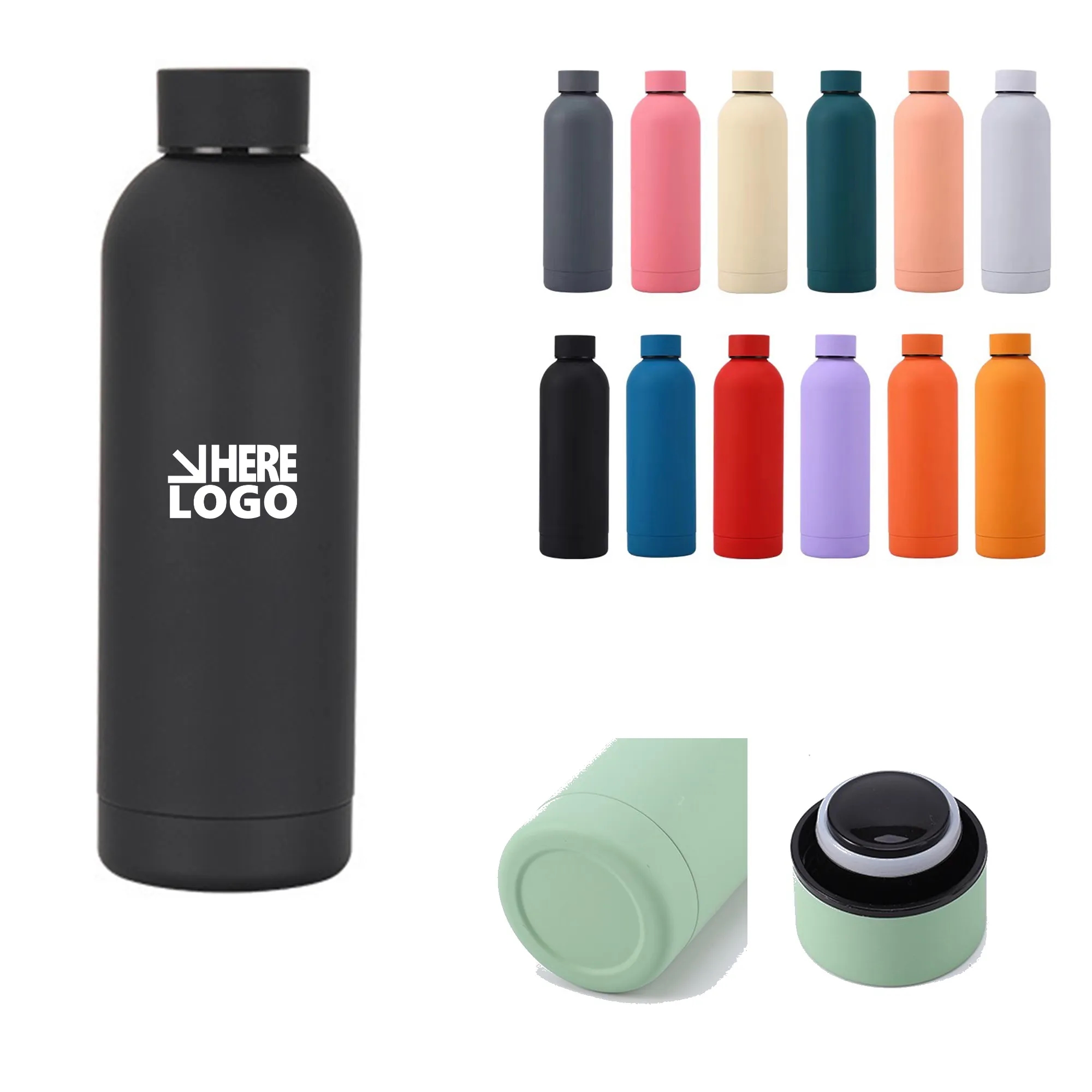 17oz Stainless Steel Thermos Bottle