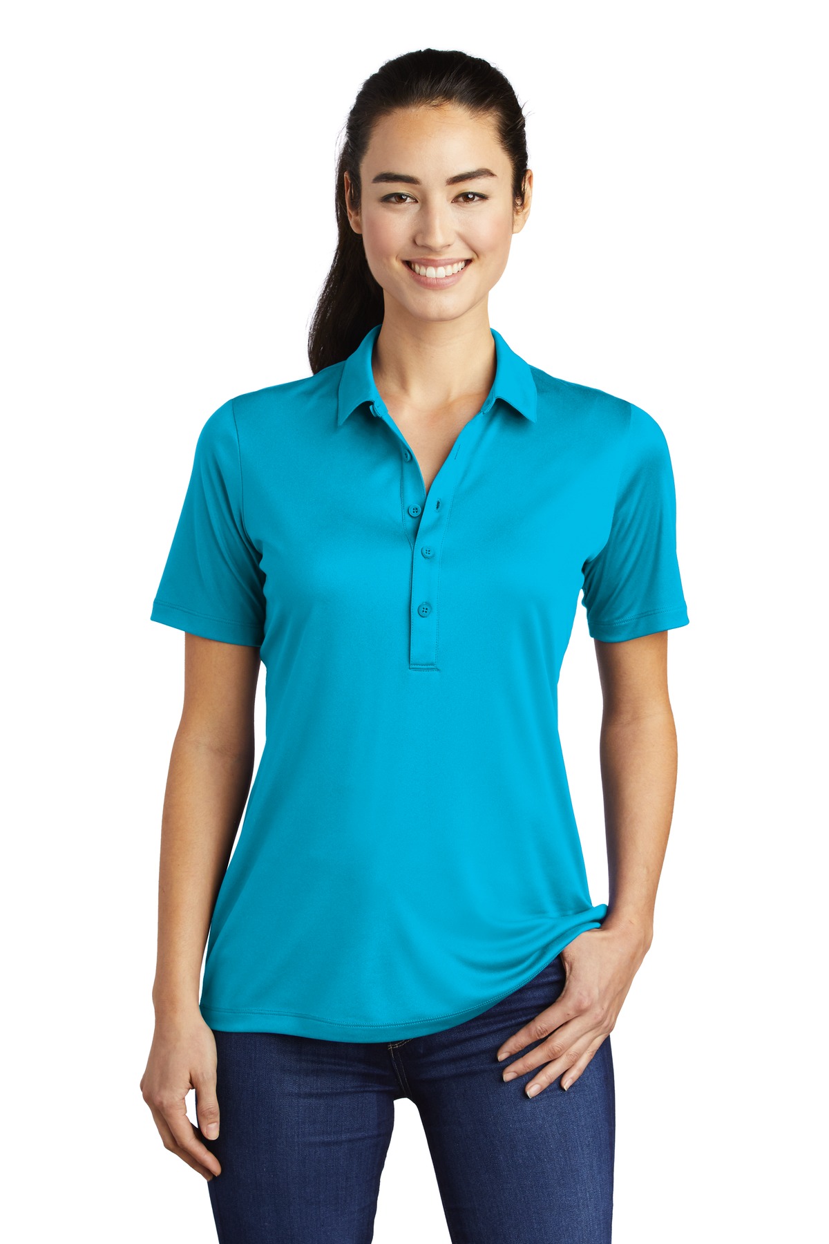 Sport-Tek® Women's Posi-UV Pro Polo 13