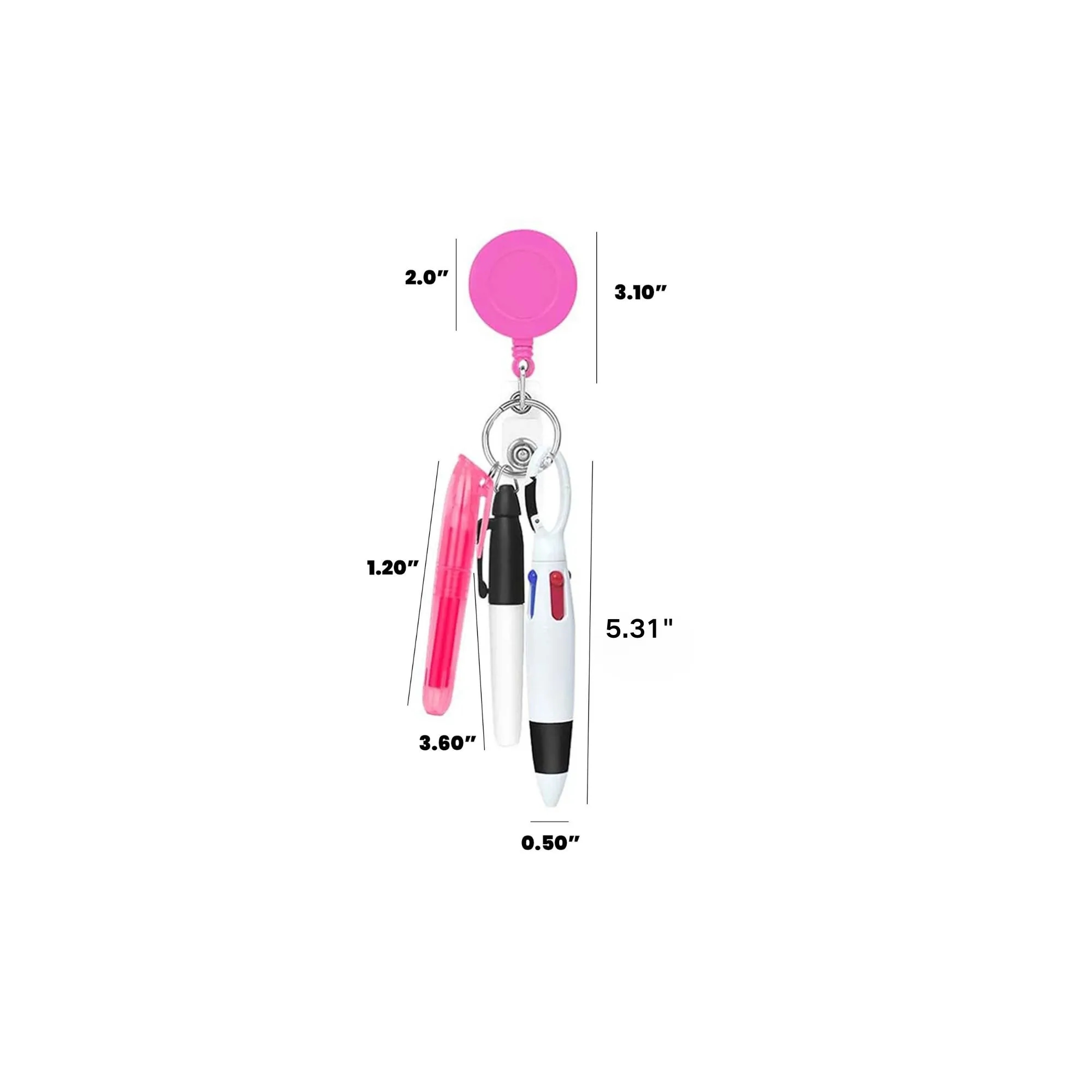 Portable Fat Pocket Press Pen Set 8