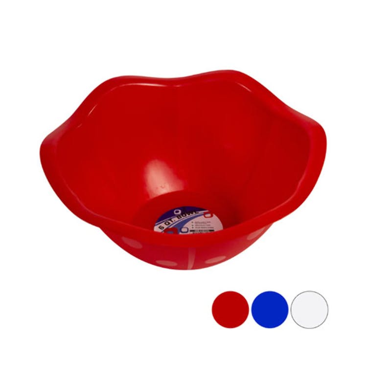 Patriotic Scalloped Bowls - Assorted Colors 12"