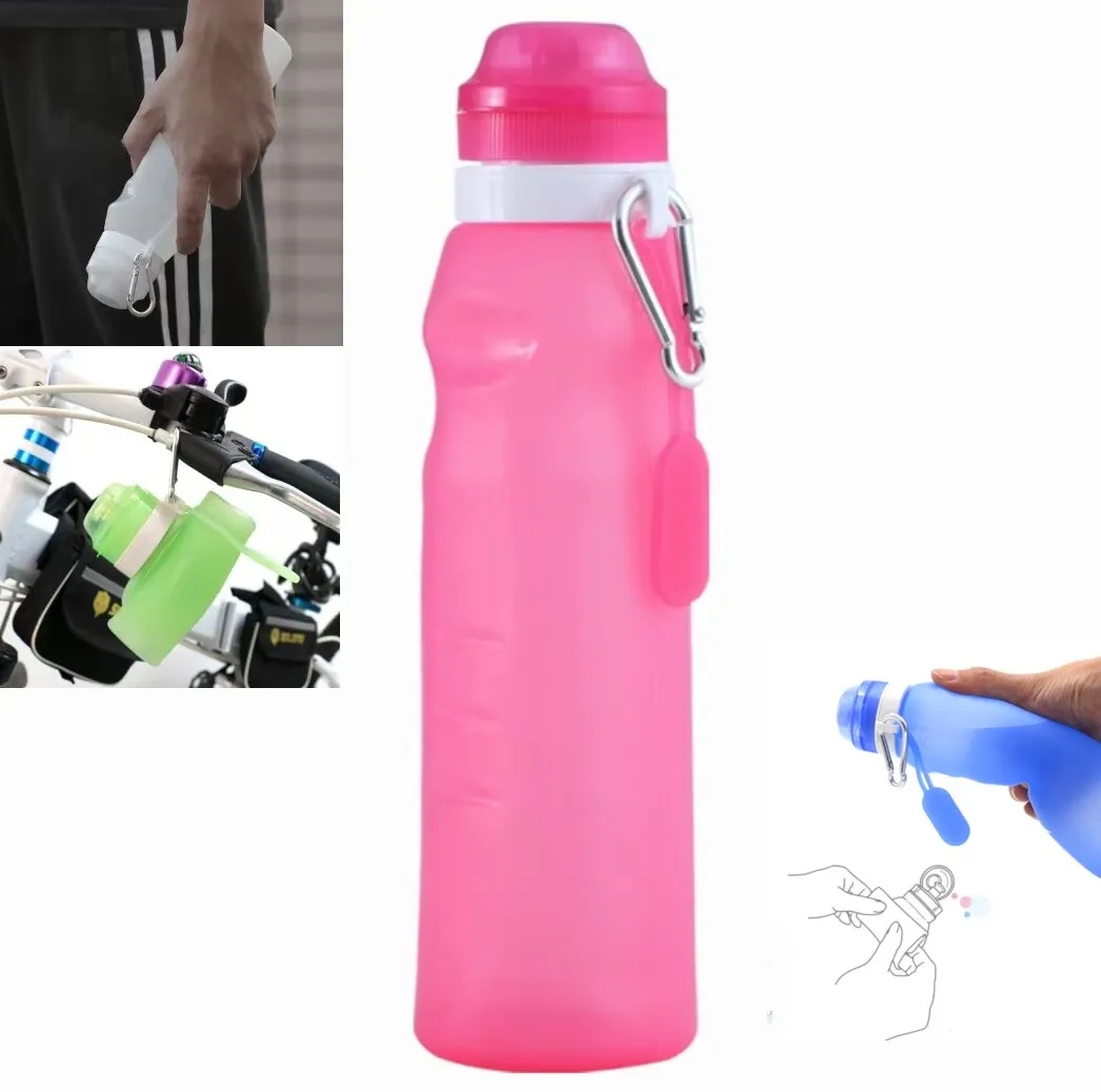 Foldable Silicone Water Cups for Outdoor Sports 5