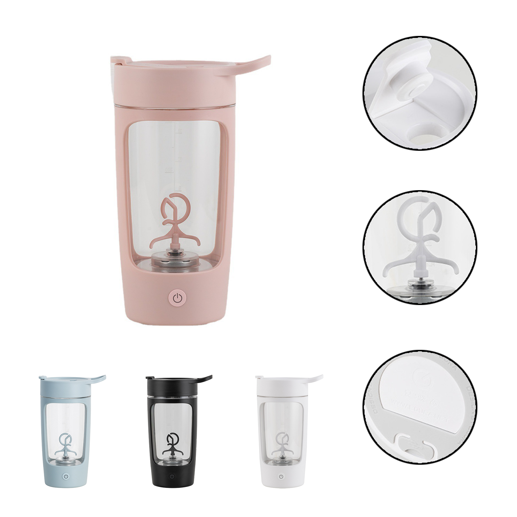 Electric Protein Shaker Bottle Cups 2