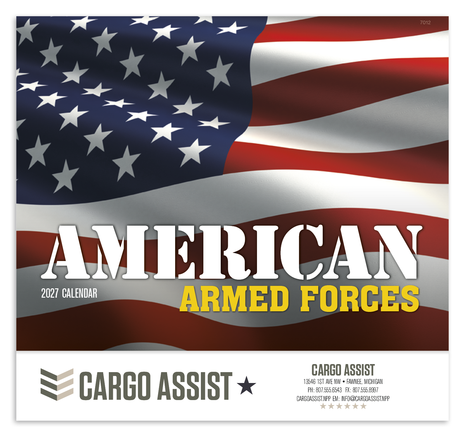 Good Value™ American Armed Forces - Stapled Calendar 61