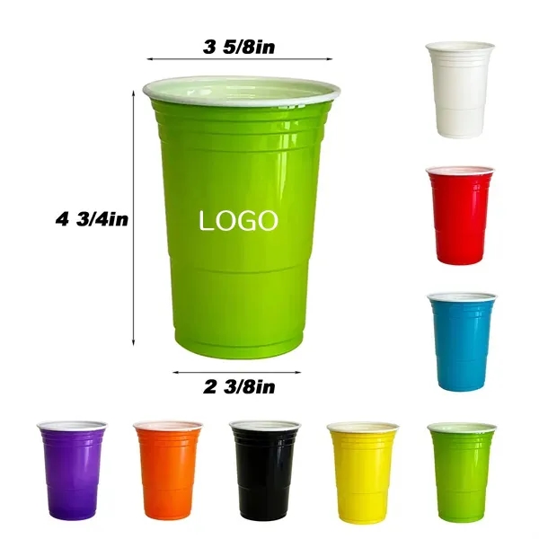 16 Oz Stadium Cup - Disposable Plastic Drinkware 7