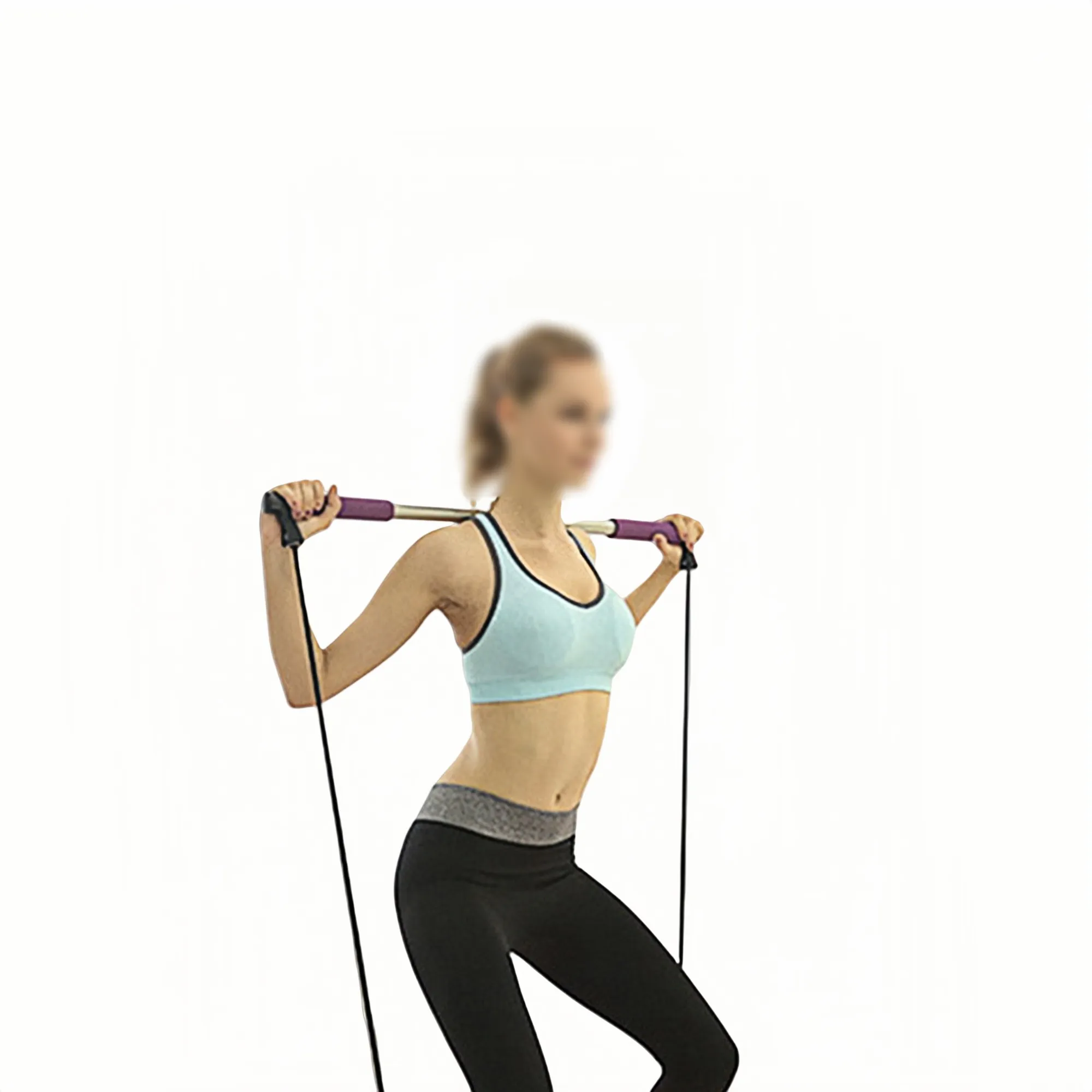 Pilates Yoga Stretch Resistance Bar 2