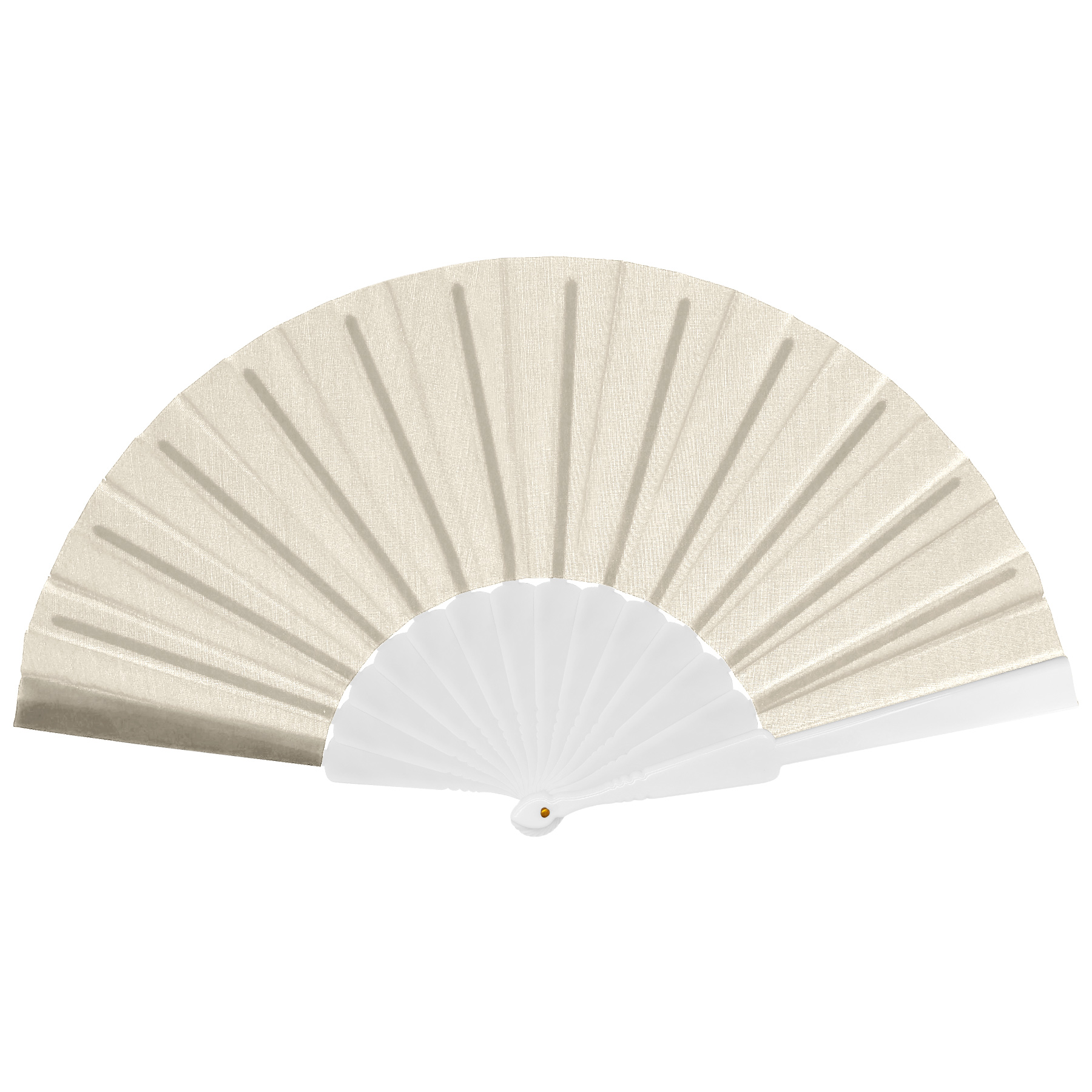 Full-color Folding Polyester Fans With Plastic Handle 7