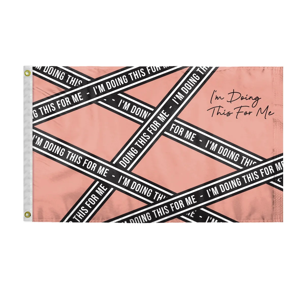 Custom Screen Sublimation Flag - 2.5' x 4' W-Poly 2