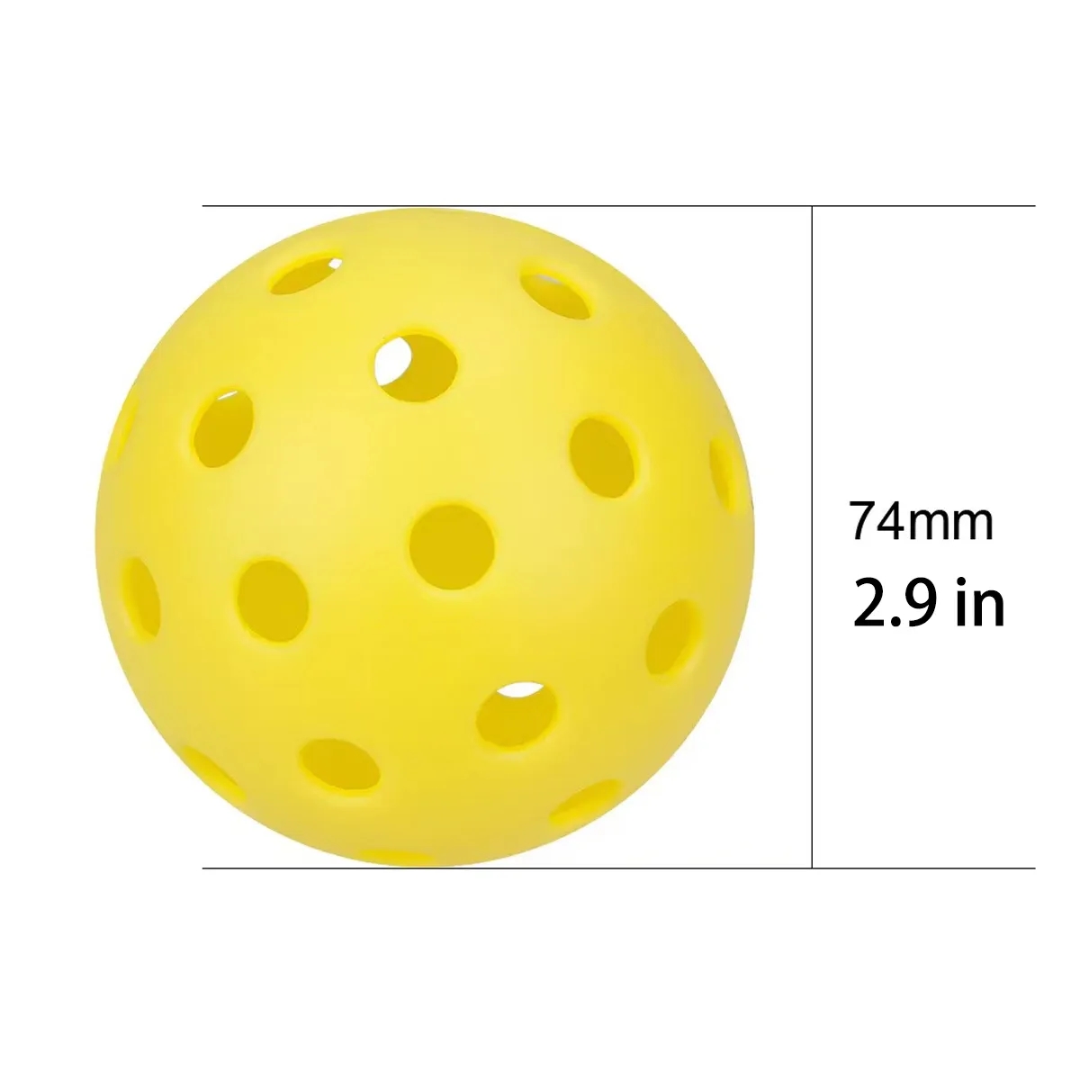 In Stock Custom Indoor Or Outdoor pickleballs 3