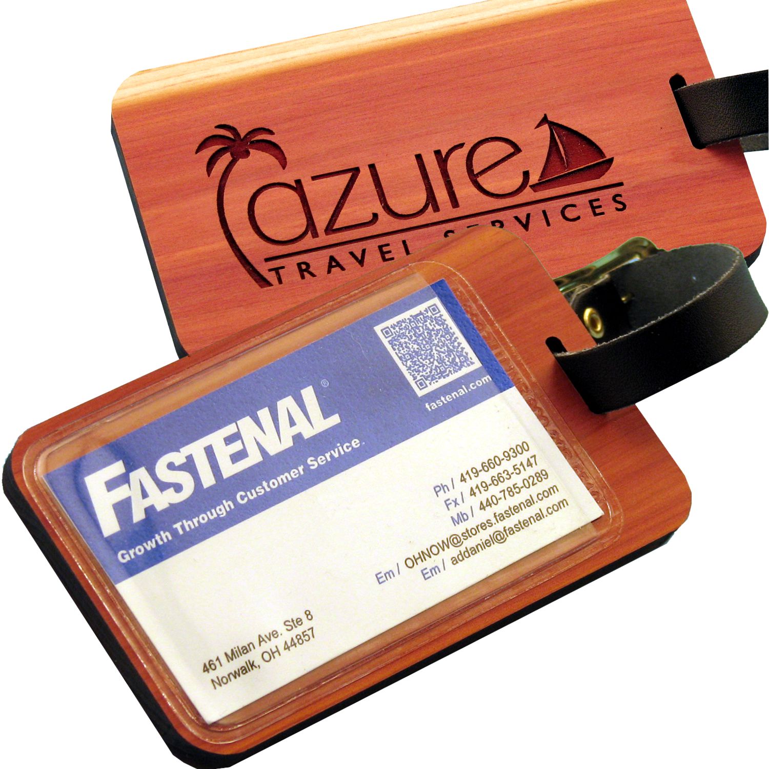 Wood Luggage Tag 9
