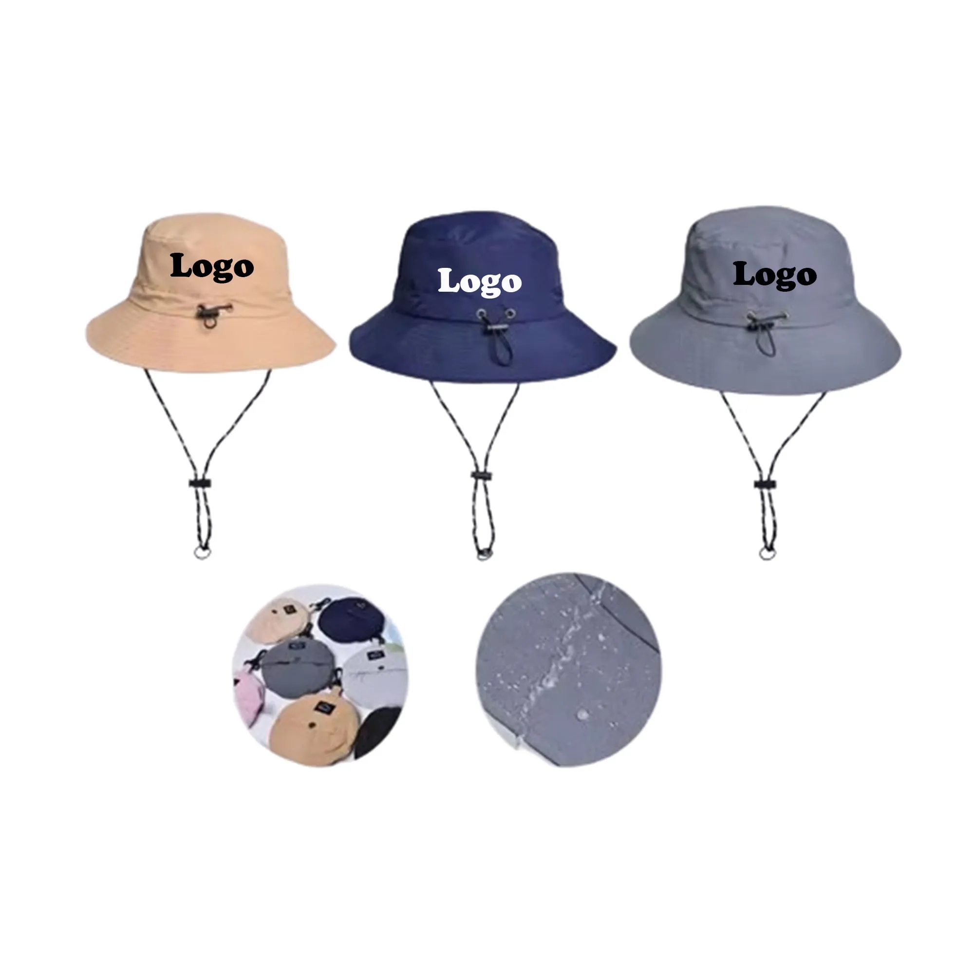 WaterProof Packable Foldable Fishing Hat 6