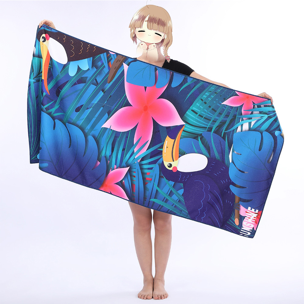 Full color print 59'' x 29'' 260g beach towel 4