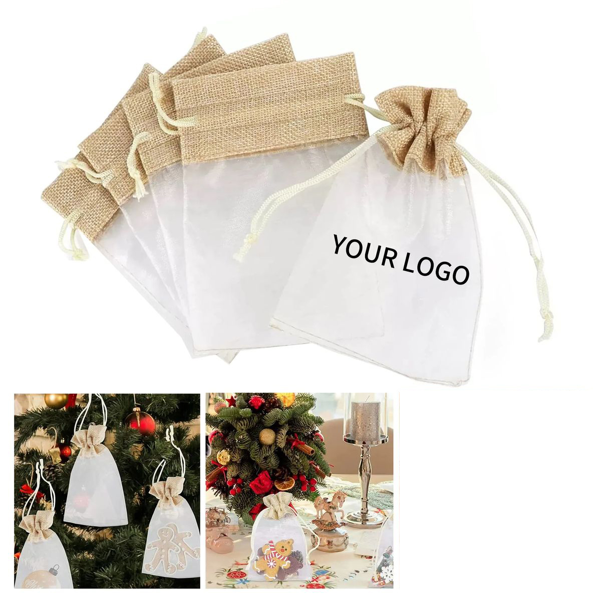 Reusable Linen Organza Gift Bags for Jewelry 3