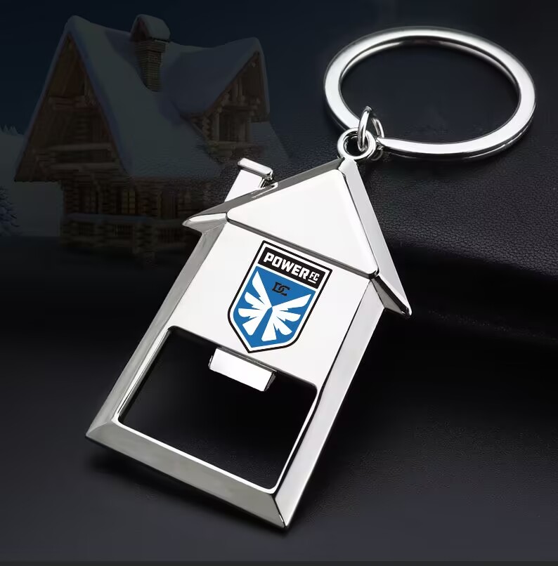 Small House Shaped Pendant Keychains / House Shaped Bottle Opener Keychain 2